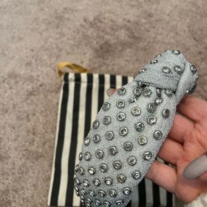 Metallic lele sadoughi studded headband